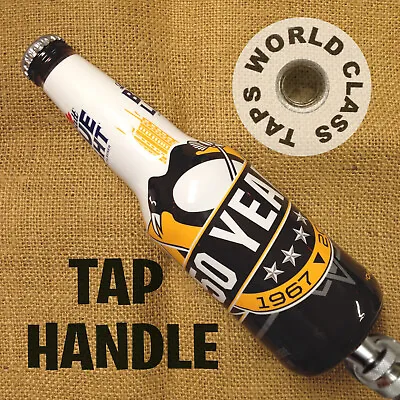 Limited 50 Yrs PITTSBURGH PENGUINS Labatt Blue Light Beer Bottle Tap Handle • $44