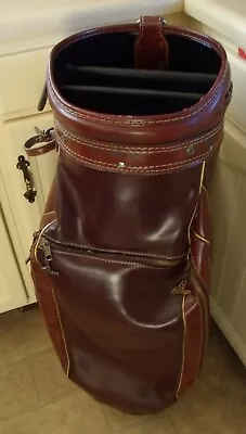  Vintage Brown Arnold Palmer  Golf Cart Bag NICE! • $75