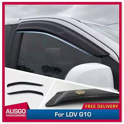 AUSGO Luxury Weather Shields For LDV G10 2016-Onwards Weathershields • $65.31