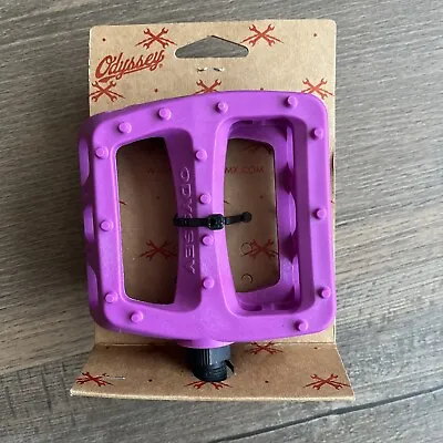 Odyssey Twisted PC Bicycle Pedals PURPLE 9/16  BMX New Original Packaging • $16