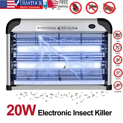 Lamp Insect Killer Mosquito Zapper Bug Pest Fly Trap Electric Indoor Light Lawn • $26.45