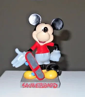 Mickey Mouseskateer 6  Resin Figurine Tony Hawk Disney 75th Inspearations 17824 • $29.99