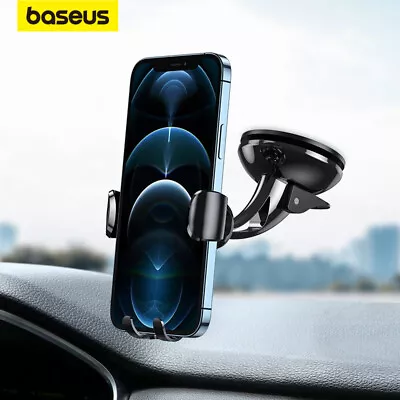 Baseus Gravity Car Phone Holder 360° Clip Mount Auto Dashboard Windscreen Stand • $16.19