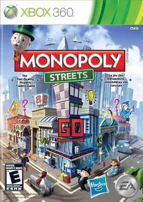 Monopoly Streets Microsoft Xbox 360 2010 VIDEO GAME • $16.99