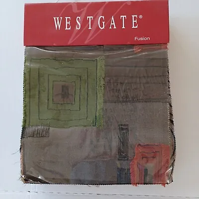 WESTGATE Fabric Sample Upholstery Book Crafting 49+ Swatches Rug Crafts  Fusion  • £23.14