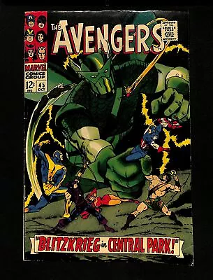 Avengers #45 FN 6.0 Super-Adaptoid! Scarlet Witch! Captain America! Marvel 1967 • $0.99