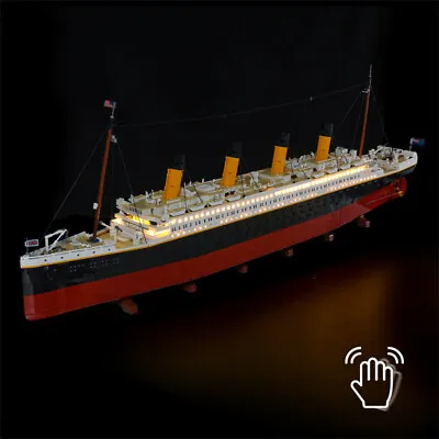 LED Light Kit For LEGO 10294 Creator Expert Titanic LED Light Kit Sensor Control • $104.99