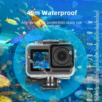 Waterproof Protective Dive Case For DJI OSMO ACTION4/3 Transparent Camera 40M • $15.57