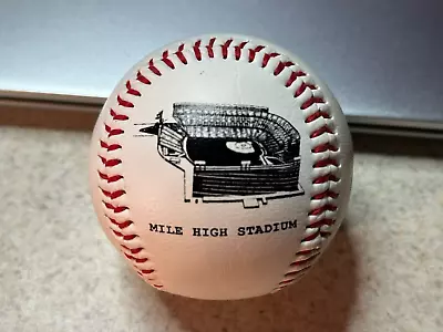 Vtg 1993 Colorado Rockies Inaugural Year Mile High Stadium Baseball Ball • $2.99