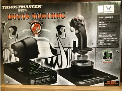 NEW Thrustmaster  Hotas Warthog Flight Sim Joystick Dcs A10 Wt Xplane 2020 P3d • $699