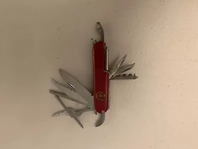 Swiss Army Knife Compact Red Multipurpose - Great Condition • $34.99