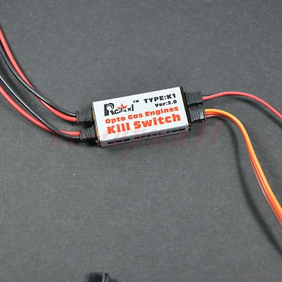 £12.59 • Buy Opto Gas Engine Kill RC Switch With Futaba Plug DLA DLE DA Ignition Cut Off