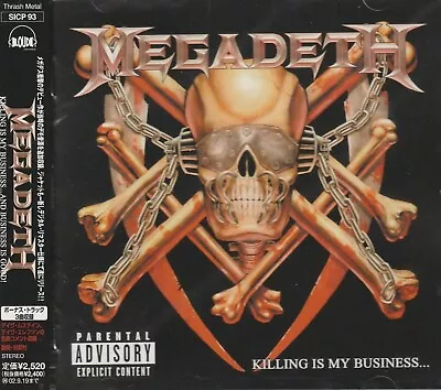 Megadeth - Killing Is My Business + 3. Japan • $3.99