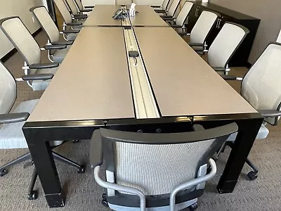 SwiftSpace Foresight 8' Mobile Benching Conference Table Workstation. • $395