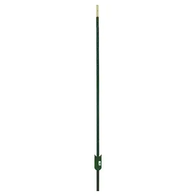 Green Steel Fence T-Post 1-3/4 In. X 3-1/2 In. X 6 Ft. No-Rust Fencing Fabric • $49.46