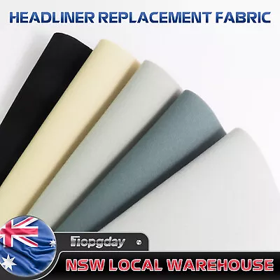 Car Roof Lining Fabric DIY Redoing Auto Headliner Upholstery Softness Easy Work • $67.88