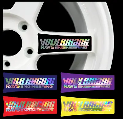 JDM Reflective RAYs VOLK Racing TE37SL Wheel Sticker Decal Drift • $14.99