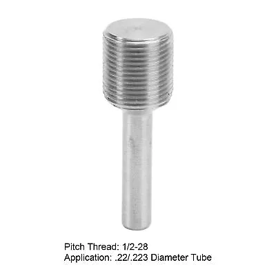 1/2‑28 Threading Alignment Tool TAT Die Starter Stainless Steel For .22 .223 Dia • $9.15