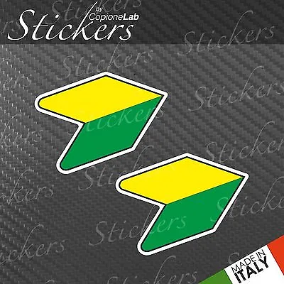 2 Adhesives Auto Motorcycle Jdm Sticker Bomb Wakaba Leaf Small • $6.02
