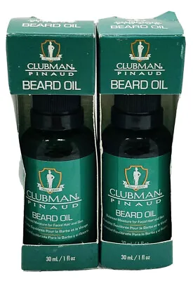 Clubman Pinaud Beard Oil Balanced Moisture For Facial Hair And Skin 1 Oz • $12.99