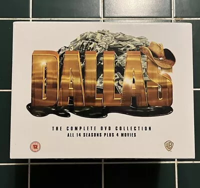 DALLAS - Complete Collection. BROKEN CASE. 14 Seasons + 4 Movies. US TV (DVD) • £75