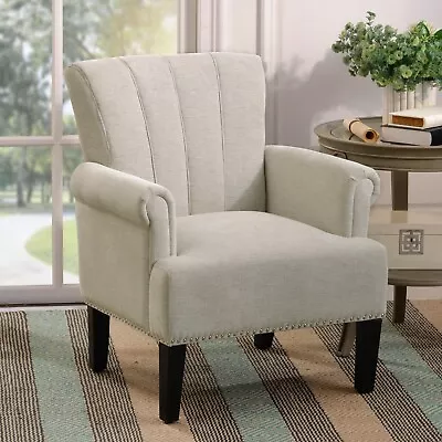 Modern Accent Chair Upholstered Sofa Single Armchair For Living Room Bedroom • $239.99