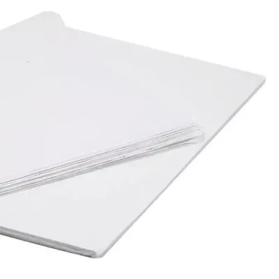 25 Sheets White Acid Free Tissue Paper 20 X 30 Inch Crafts Packaging 500 X 750mm • £3.49