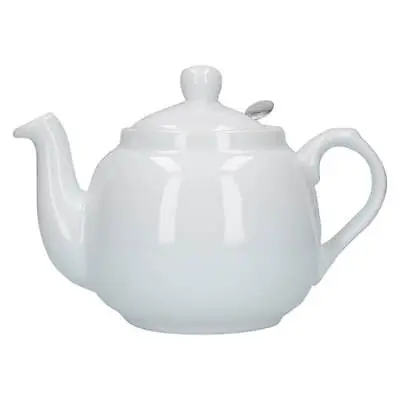 London Pottery Farmhouse Filter 4 Cup Teapot White • £32.95