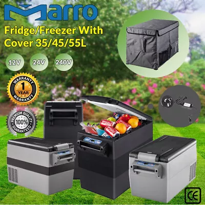 $299 • Buy New 35/45/55L Portable Fridge Freezer Cooler Camping Car Boat Caravan WITH COVER