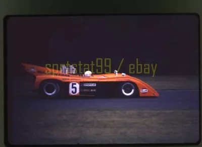 Denny Hulme #5 McLaren M20 - 1972 Can-Am Mid-Ohio - Vintage 35mm Race Slide • $19.45