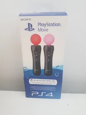 $99.95 • Buy 2 SONY PlayStation 4 Pro PS4 Move Motion Controllers VR PSVR Charger Cable Boxed