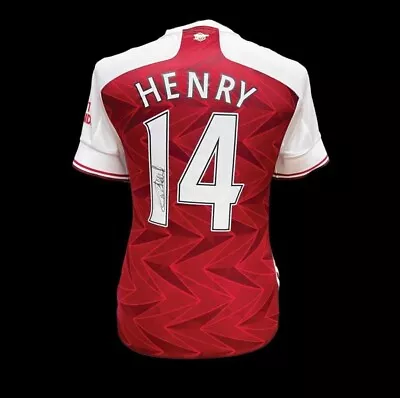 £249.99 • Buy Thierry Henry Signed Arsenal 14 Shirt  £249.99