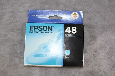 Epson T048220 Cyan Ink Cartridge Genuine OEM # 48 • $5.99