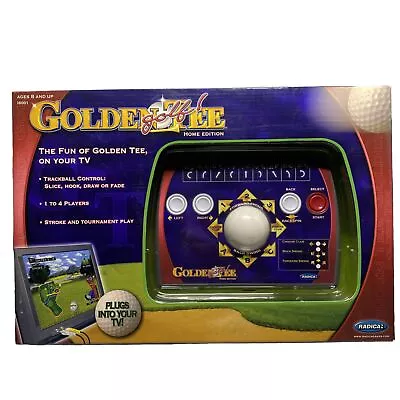 Golden Tee Golf Radica Home Edition TV Game Systems 2006 Plug And Play TV Game • $126.97