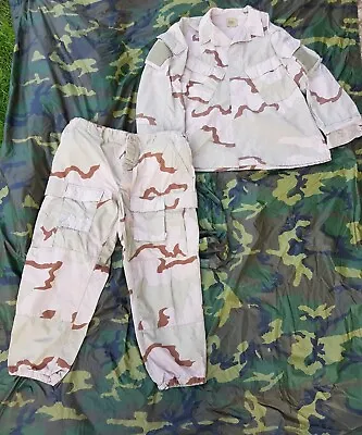 USSF Raid Modified BDU Trousers Shirt Uniform Large Delta SEAL DESERT DCU • $69.48
