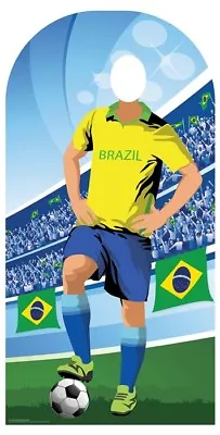 World Cup 2018 Brazil Football Adult Stand-in Lifesize Cardboard Cutout • £40.99