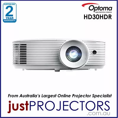 Optoma HD30HDR FULL HD Projector From Just Projectors. 2 Year Aussie Warranty • $1059