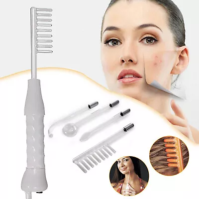 $31.83 • Buy Electrode Wand Violet Ray Facial Machine Skin Care Spots Removal High Frequency 