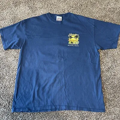 Vintage Yacht Club Size Medium “It’s 5 O’clock Somewhere“ Dark Blue Mexico • $17.95