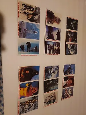 Empire Strikes Back BURGER KING TRADING CARD SET 1981 UNCUT 18 Cards • $4