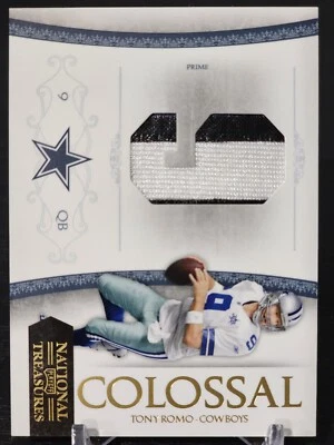 $69.99 • Buy 2011 National Treasures Tony Romo Colossal Jersey Patch#'d /25 - DALLAS COWBOYS