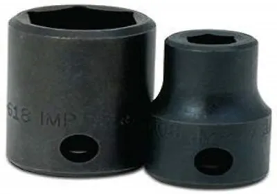 3/8  Drive Shallow Impact Sockets 6 Point SAE  Black Finish Williams • $10.79