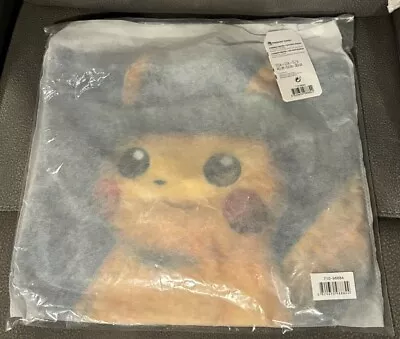 Pokemon Center X Van Gogh Museum Pikachu Grey Felt Hat Canvas Tote Bag • $49.99