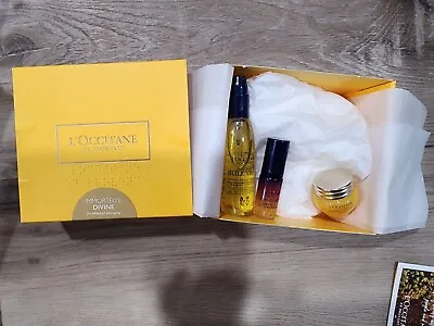 L'Occitane Immortelle Anti Aging Set Divine Cream Oil Overnight Serum New J • $36.77