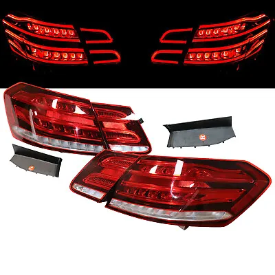 Pair Tail Lights For 2010-2013 Mercedes Benz Sedan W212 E200 E300  E63 AMG LED • $322.05