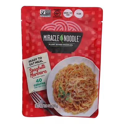 Miracle Noodle - Ready To Eat - Meal Spaghetti Marinara - Case Of 6 9.9 Oz • $38.25