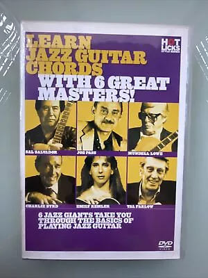 Learn Jazz Guitar Chords With 6 Great Masters - Hot710 Dvd Hot Licks Free Post • £24.99