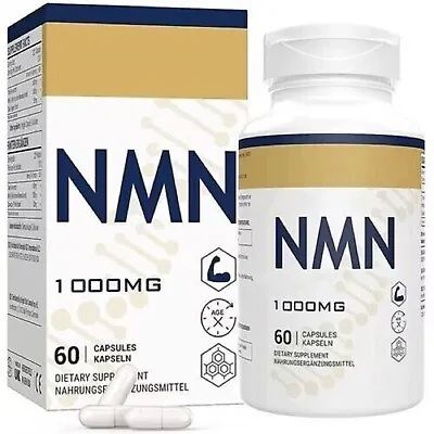 NMN 60 X Capsules 1000mg 99.8% Pure Nicotinamide Mononucleotide NAD+ Supplement • $65.95