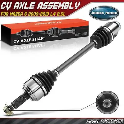 CV Axle Shaft Assembly For Mazda 6 2009-2013 L4 2.5L Front Passenger GD812550XA • $69.99