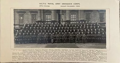 Royal Army Ordnance Corps  Photo 1942 World War 2 WWII Memorabilia Photograph • £18.49